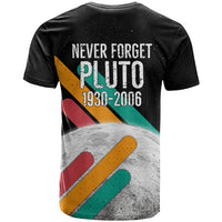Never Forget Pluto T Shirt Retro Space Astronomy Science