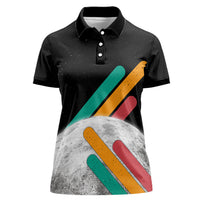 Never Forget Pluto Women Polo Shirt Retro Space Astronomy Science