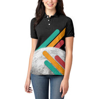 Never Forget Pluto Women Polo Shirt Retro Space Astronomy Science