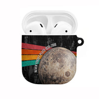 Never Forget Pluto AirPods Case Distressed Retro Space Astronomy Science