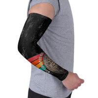 Never Forget Pluto Arm Sleeves Distressed Retro Space Astronomy Science
