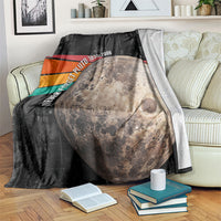 Never Forget Pluto Blanket Distressed Retro Space Astronomy Science