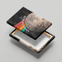 Never Forget Pluto Canvas Wall Art Distressed Retro Space Astronomy Science