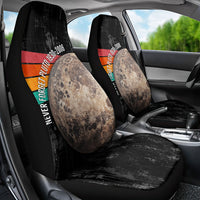 Never Forget Pluto Car Seat Cover Distressed Retro Space Astronomy Science