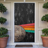 Never Forget Pluto Door Cover Distressed Retro Space Astronomy Science