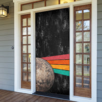 Never Forget Pluto Door Cover Distressed Retro Space Astronomy Science