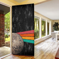 Never Forget Pluto Door Cover Distressed Retro Space Astronomy Science