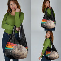 Never Forget Pluto Grocery Bag Distressed Retro Space Astronomy Science