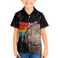Never Forget Pluto Hawaiian Shirt Distressed Retro Space Astronomy Science