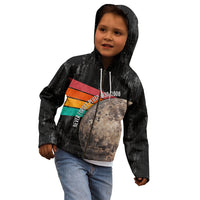Never Forget Pluto Kid Hoodie Distressed Retro Space Astronomy Science