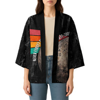 Never Forget Pluto Kimono Distressed Retro Space Astronomy Science