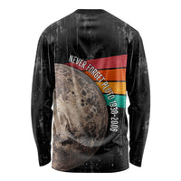 Never Forget Pluto Long Sleeve Shirt Distressed Retro Space Astronomy Science