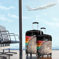 Never Forget Pluto Luggage Cover Distressed Retro Space Astronomy Science