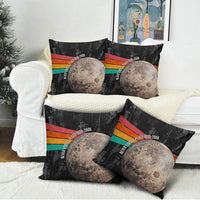 Never Forget Pluto Pillow Cover Distressed Retro Space Astronomy Science