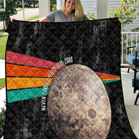 Never Forget Pluto Quilt Distressed Retro Space Astronomy Science