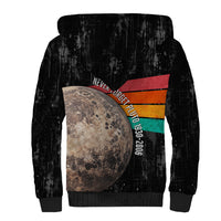 Never Forget Pluto Sherpa Hoodie Distressed Retro Space Astronomy Science