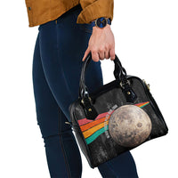 Never Forget Pluto Shoulder Handbag Distressed Retro Space Astronomy Science