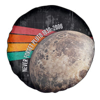 Never Forget Pluto Spare Tire Cover Distressed Retro Space Astronomy Science