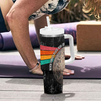 Never Forget Pluto Tumbler With Handle Distressed Retro Space Astronomy Science