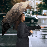 Never Forget Pluto Umbrella Distressed Retro Space Astronomy Science