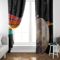 Never Forget Pluto Window Curtain Distressed Retro Space Astronomy Science