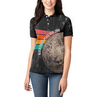 Never Forget Pluto Women Polo Shirt Distressed Retro Space Astronomy Science