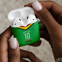 Personalized Guyana Cricket Amazon Warriors AirPods Case Tribal Warrior Mascot Fan