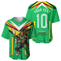 Personalized Guyana Cricket Amazon Warriors Baseball Jersey Tribal Warrior Mascot Fan