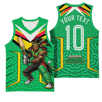 Personalized Guyana Cricket Amazon Warriors Basketball Jersey Tribal Warrior Mascot Fan