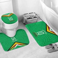 Personalized Guyana Cricket Amazon Warriors Bathroom Set Tribal Warrior Mascot Fan