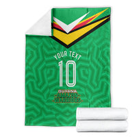 Personalized Guyana Cricket Amazon Warriors Blanket Tribal Warrior Mascot Fan