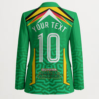 Personalized Guyana Cricket Amazon Warriors Blazer Tribal Warrior Mascot Fan