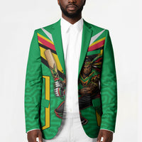 Personalized Guyana Cricket Amazon Warriors Blazer Tribal Warrior Mascot Fan