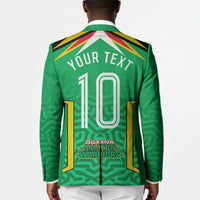 Personalized Guyana Cricket Amazon Warriors Blazer Tribal Warrior Mascot Fan