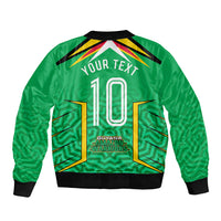 Personalized Guyana Cricket Amazon Warriors Bomber Jacket Tribal Warrior Mascot Fan