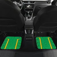 Personalized Guyana Cricket Amazon Warriors Car Mats Tribal Warrior Mascot Fan