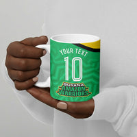 Personalized Guyana Cricket Amazon Warriors Ceramic Mug Tribal Warrior Mascot Fan
