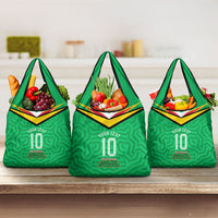 Personalized Guyana Cricket Amazon Warriors Grocery Bag Tribal Warrior Mascot Fan