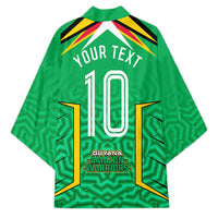 Personalized Guyana Cricket Amazon Warriors Kimono Tribal Warrior Mascot Fan