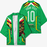 Personalized Guyana Cricket Amazon Warriors Kimono Tribal Warrior Mascot Fan