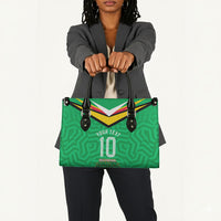 Personalized Guyana Cricket Amazon Warriors Leather Bag Tribal Warrior Mascot Fan