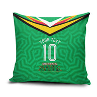 Personalized Guyana Cricket Amazon Warriors Pillow Cover Tribal Warrior Mascot Fan