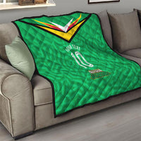 Personalized Guyana Cricket Amazon Warriors Quilt Tribal Warrior Mascot Fan