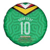 Personalized Guyana Cricket Amazon Warriors Spare Tire Cover Tribal Warrior Mascot Fan