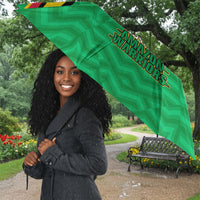 Personalized Guyana Cricket Amazon Warriors Umbrella Tribal Warrior Mascot Fan