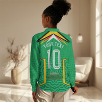 Personalized Guyana Cricket Amazon Warriors Women Casual Shirt Tribal Warrior Mascot Fan