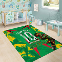 Personalized Guyana Cricket Area Rug Amazon Warriors Tribal Mascot Sports