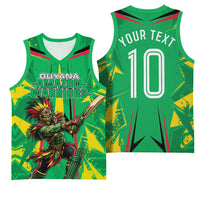 Personalized Guyana Cricket Basketball Jersey Amazon Warriors Tribal Mascot Sports