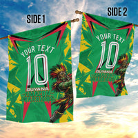 Personalized Guyana Cricket Garden Flag Amazon Warriors Tribal Mascot Sports