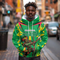 Personalized Guyana Cricket Hoodie Amazon Warriors Tribal Mascot Sports